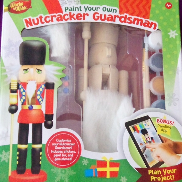 (2 for $25) Paint Your Own Nutcracker Guardsman. - Picture 5 of 5
